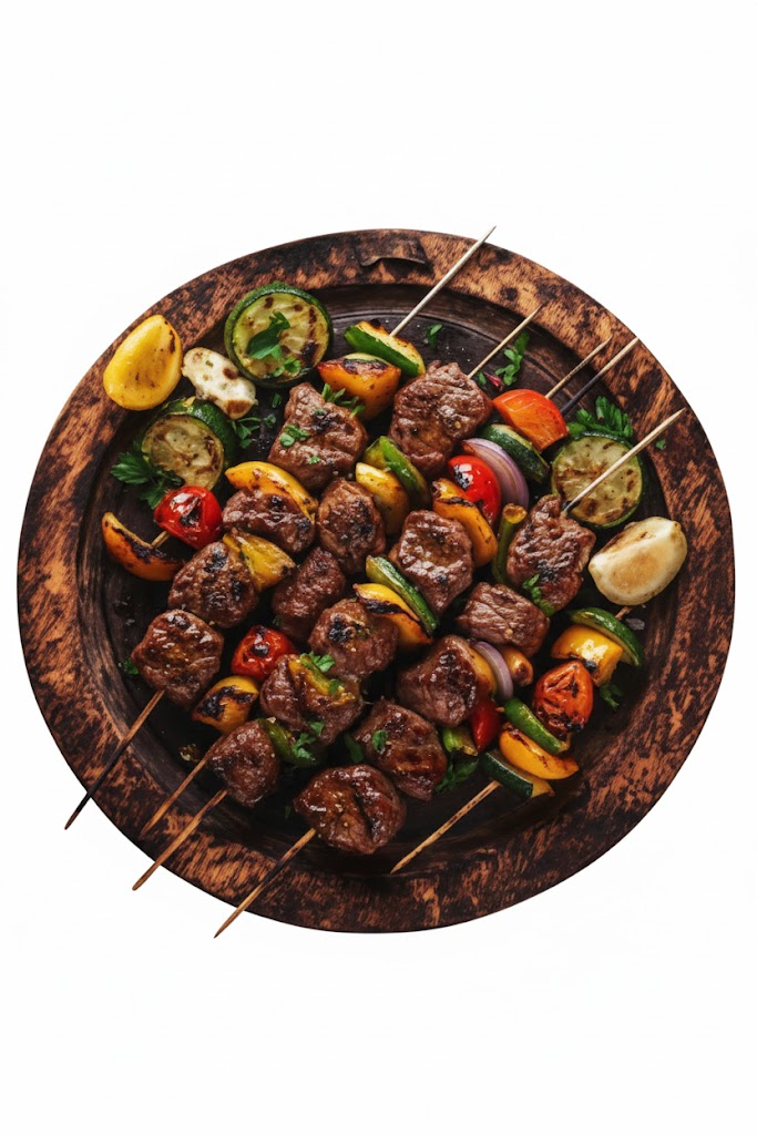 وجبة كباب صافي من مطعم قوطه للمشويات، تُحضّر من لحم بلدي طازج ومشوي على الفحم بنكهة شرقية مميزة، لتمنحك طعمًا غنيًا ولذيذًا في كل لقمة. مناسبة لمحبي المشويات الأصيلة.