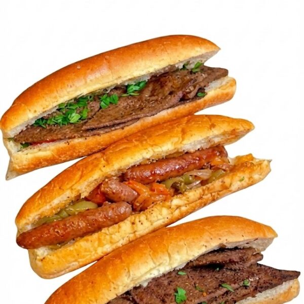 استمتع بـ سندوتش كبده وسجق من مطعم قوطه للمشويات، مكونات طازجة وطعم مشوي على الفحم يمنحك تجربة شرقية أصيلة داخل عيش طازج. وجبة سريعة ولذيذة لعشاق المشويات.