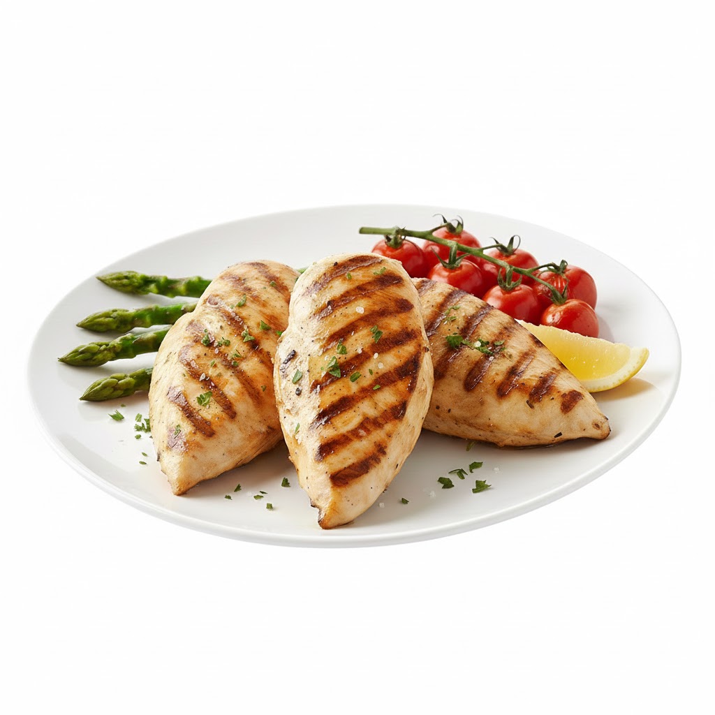 مطعم ابو صالح - صدور دجاج فيلية مشوية