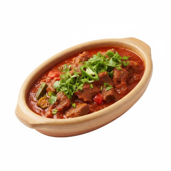 مطعم الحجرى - طاجن بامية باللحمة