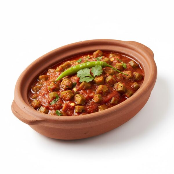 مطعم الحجرى - طاجن بامية سادة