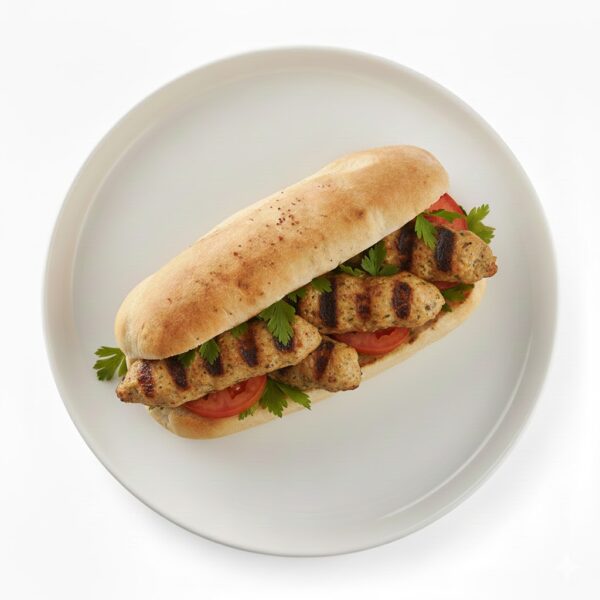 مطعم ابو صالح -سندوتش كفتة دجاج