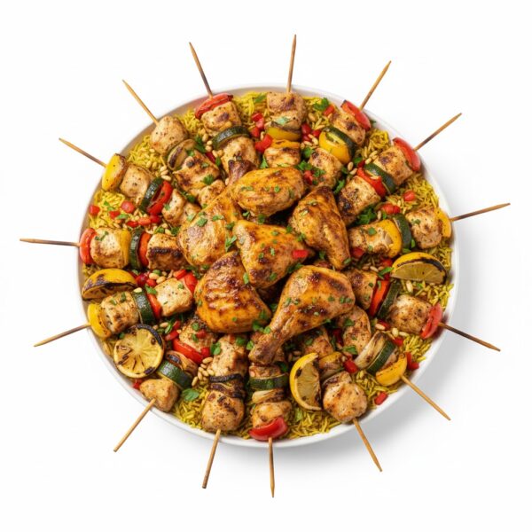 مطعم ابو صالح -مشكل دجاج