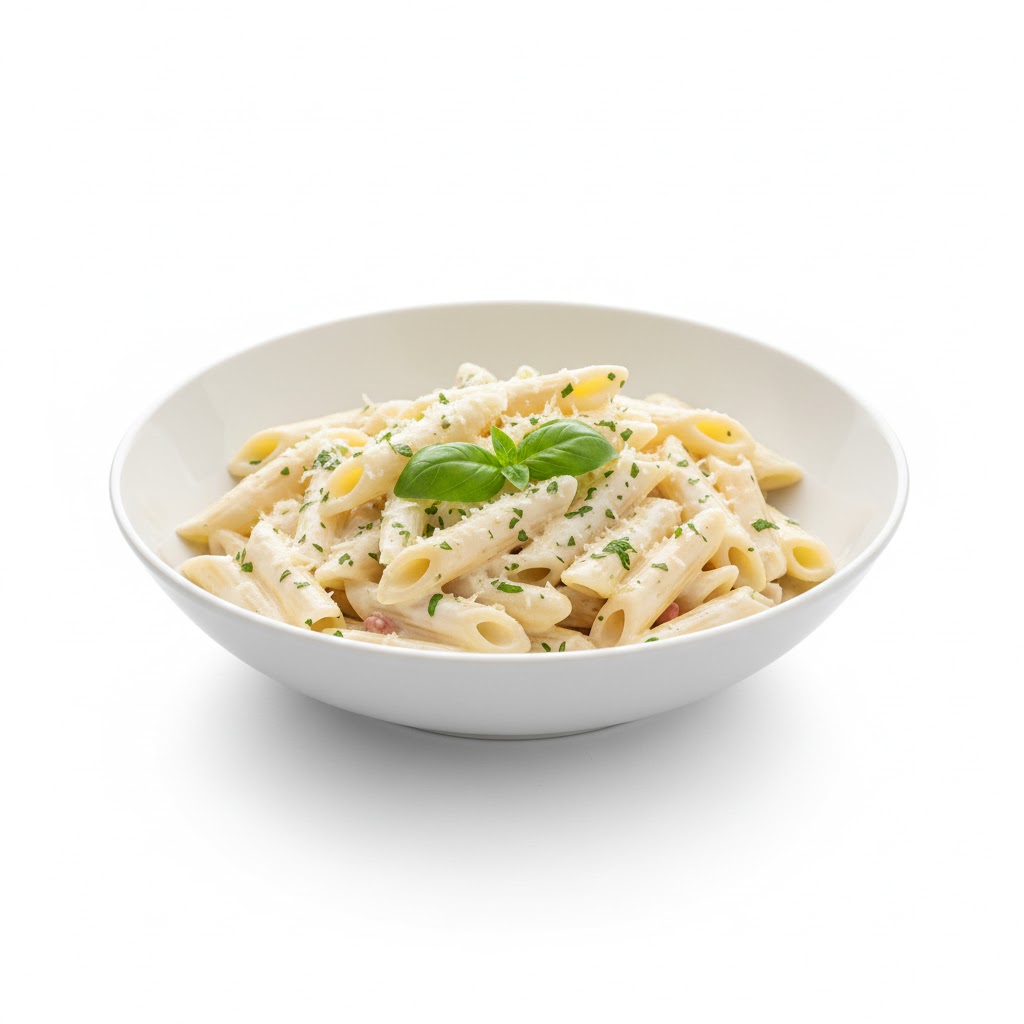 مطعم الحجرى - مكرونة وايت صوص سادة