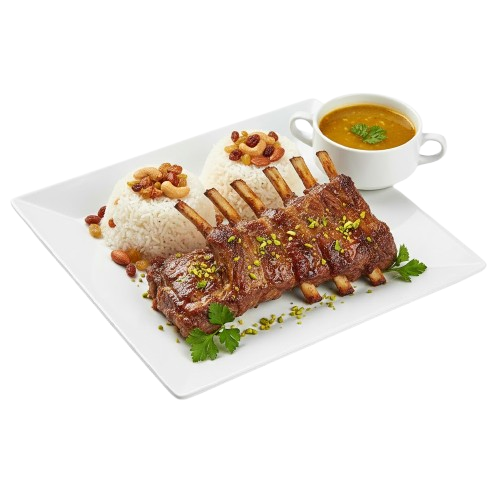 مطعم ابو صالح - وجبة الضلع الملكى