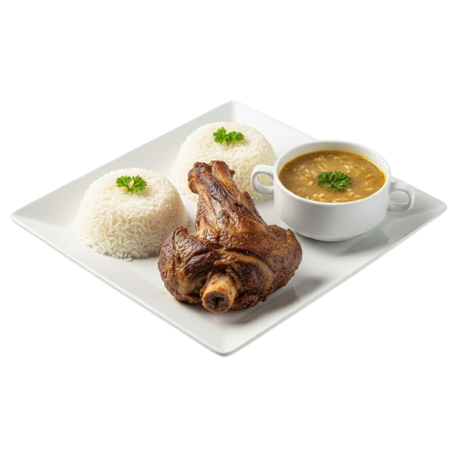 مطعم ابو صالح - وجبة رقبة ضانى