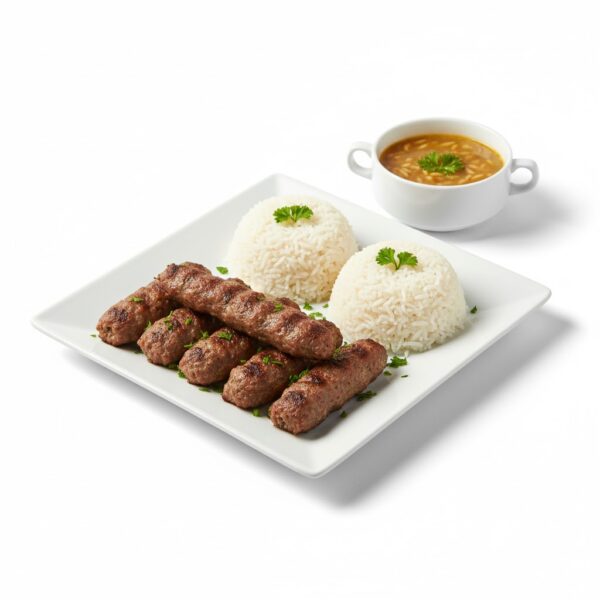 مطعم ابو صالح - وجبة كفتة لحم