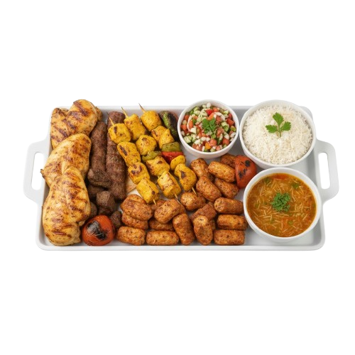 مطعم ابو صالح -وجبة ميكس دجاج