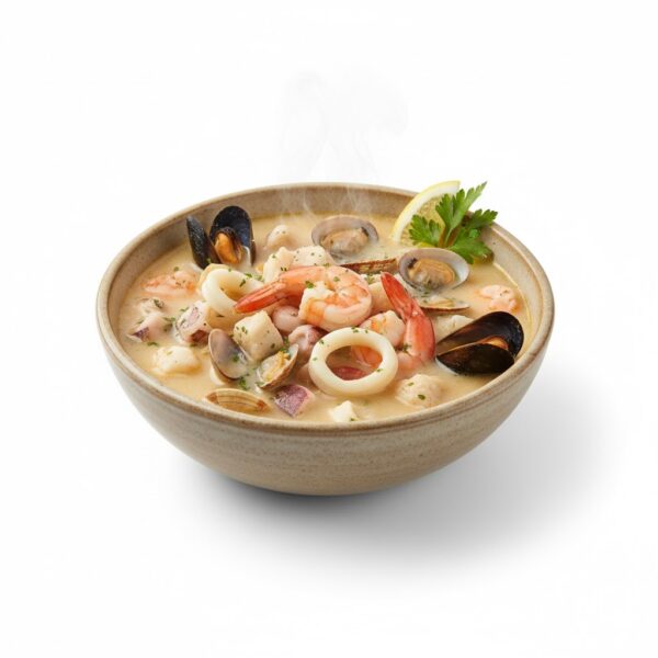 شوربة فواكه البحر