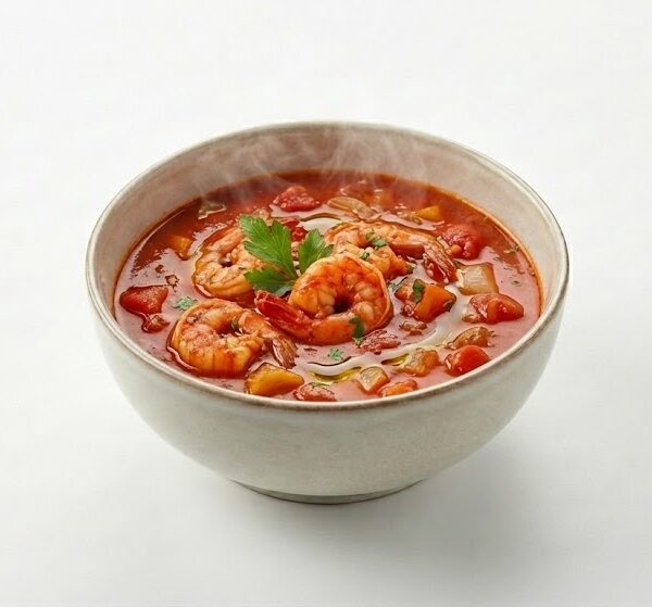 شوربة جمبري حمراء