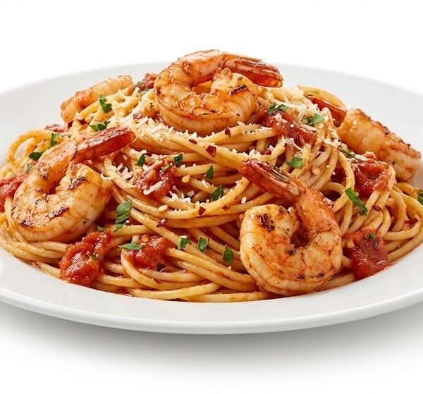 مكرونة اسباجيتي جمبري