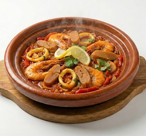 طاجن جمبري وبطارخ