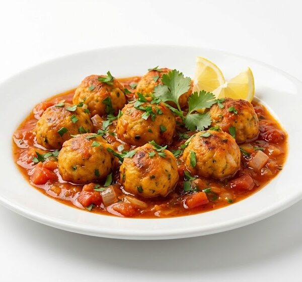 كفتة جمبري بالصلصة