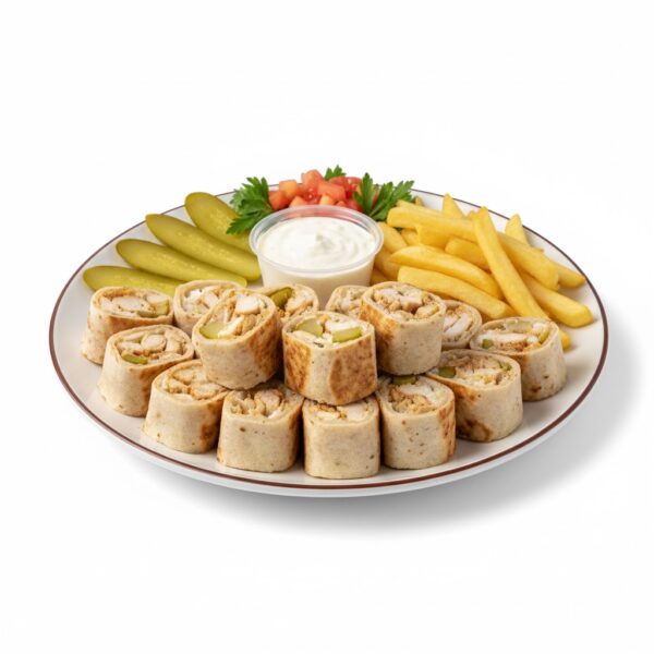 وجبة شاورما عربي مطعم تفويله الحطاب