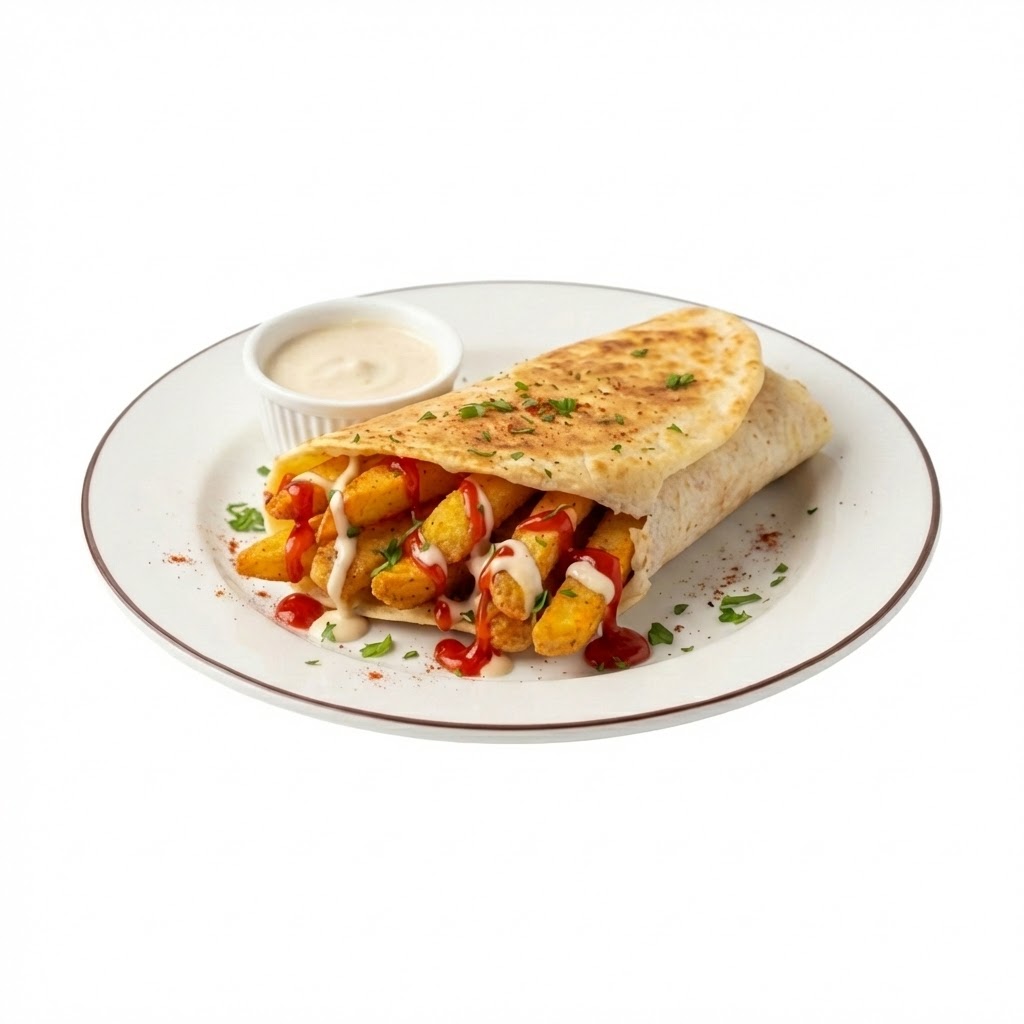 سندوتش بطاطس بهارات