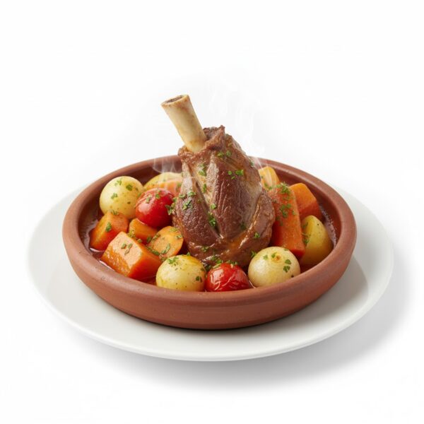 موزة طاجن بالخضار من مطعم الكيلاني للمشويات طبق رئيسي شهي، موزة طرية مطهوة ببطء مع خضار طازجة وتوابل مصرية متوازنة، وجبة مشبعة بطعم بيتي أصيل.