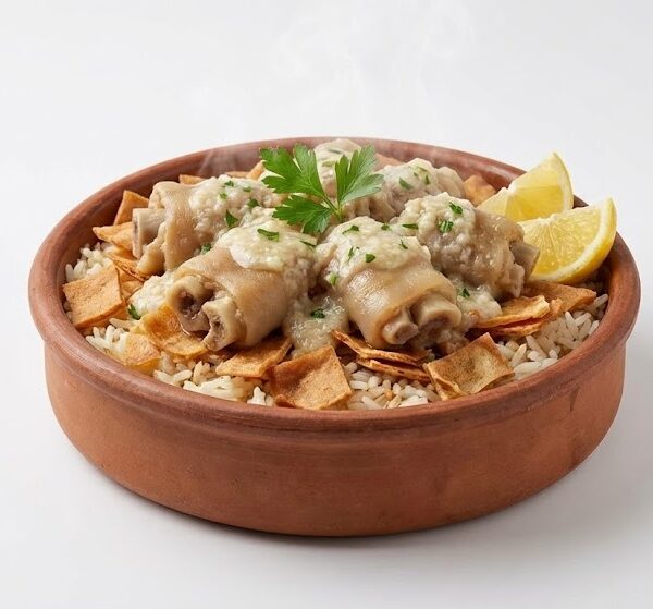 فتة كوارع بالخل والثوم من الكيلاني للمشويات