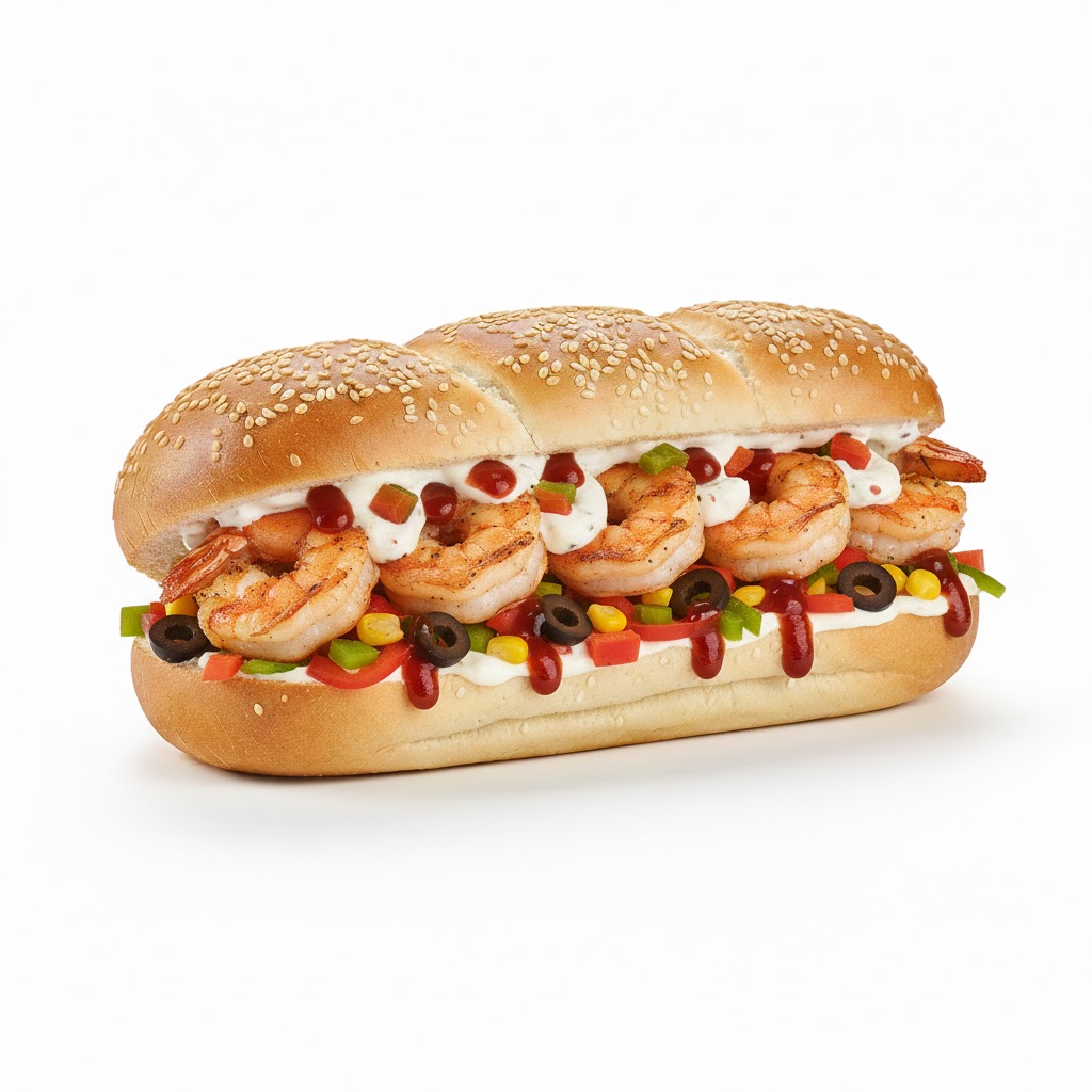 مطعم جولدن سبون - جمـبري مشوي