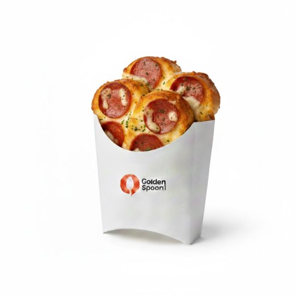 مطعم جولدن سبون - خبز بالثوم والجبنة والبيبرونى