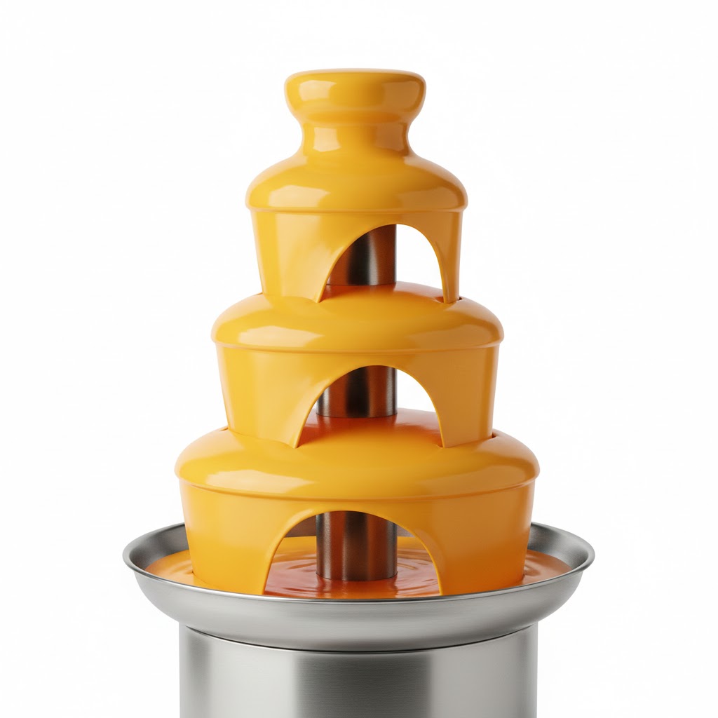 مطعم جولدن سبون - نافورة جبنة