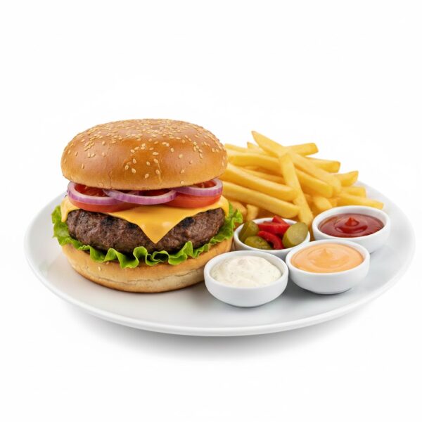 مطعم تاج محل - برجر سنجل بيف