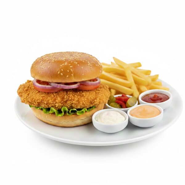 مطعم تاج محل - برجر سنجل فراخ