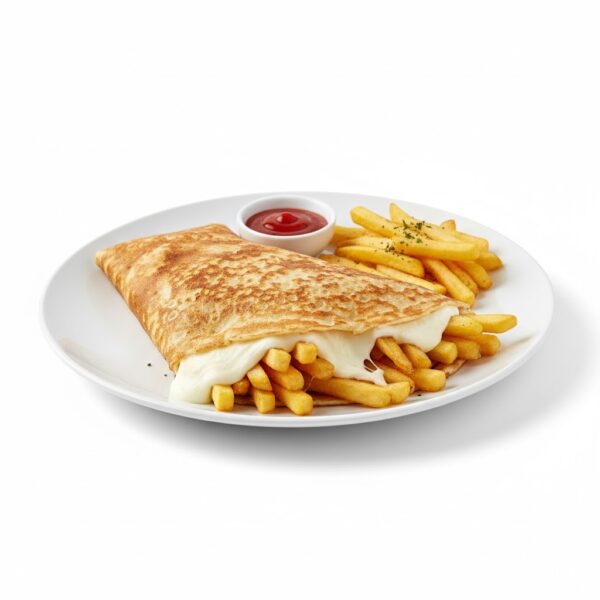 مطعم تاج محل - كريب بطاطس بالجبنة الموتزاريلا