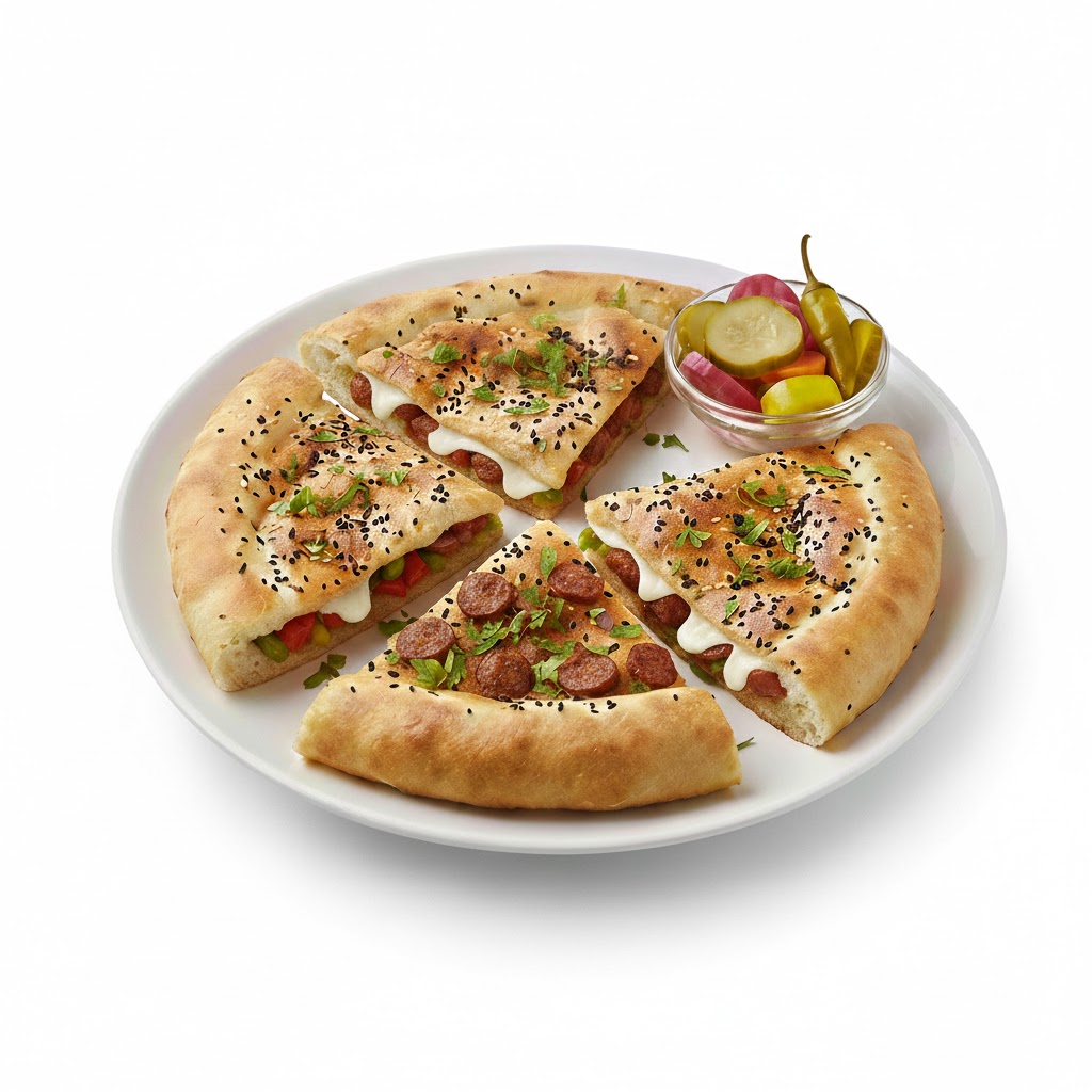 مطعم محمد افندي - حواوشى سجق جبنة