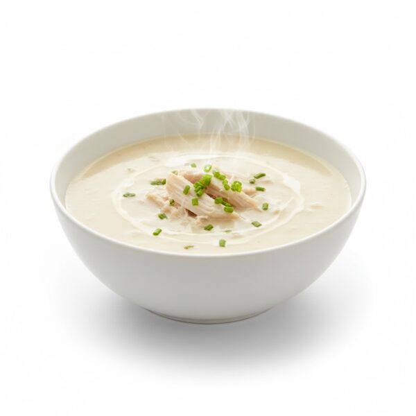 مطعم بزوم - شوربة كريمه الدجاج