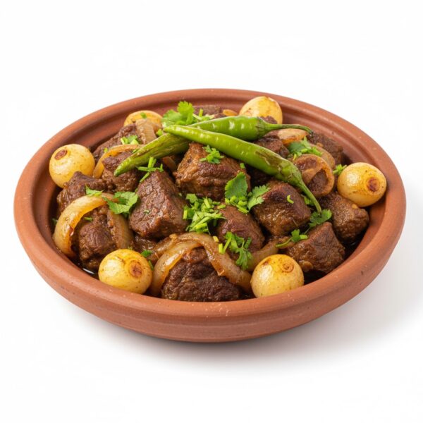 مطعم بزوم- طاجن لحم بالبصل