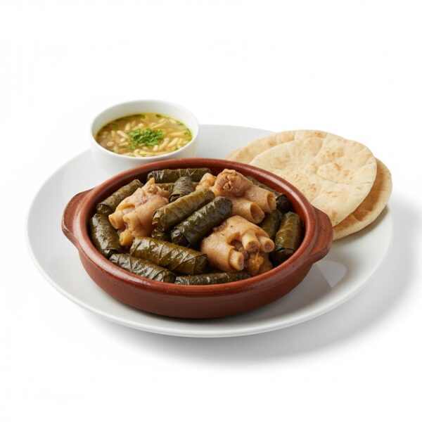 مطعم تاج محل - طاجن ورق عنب بالكوارع