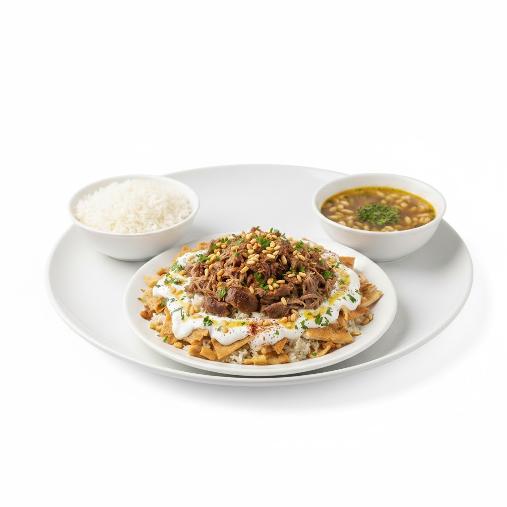 مطعم تاج محل - فتة لحمة