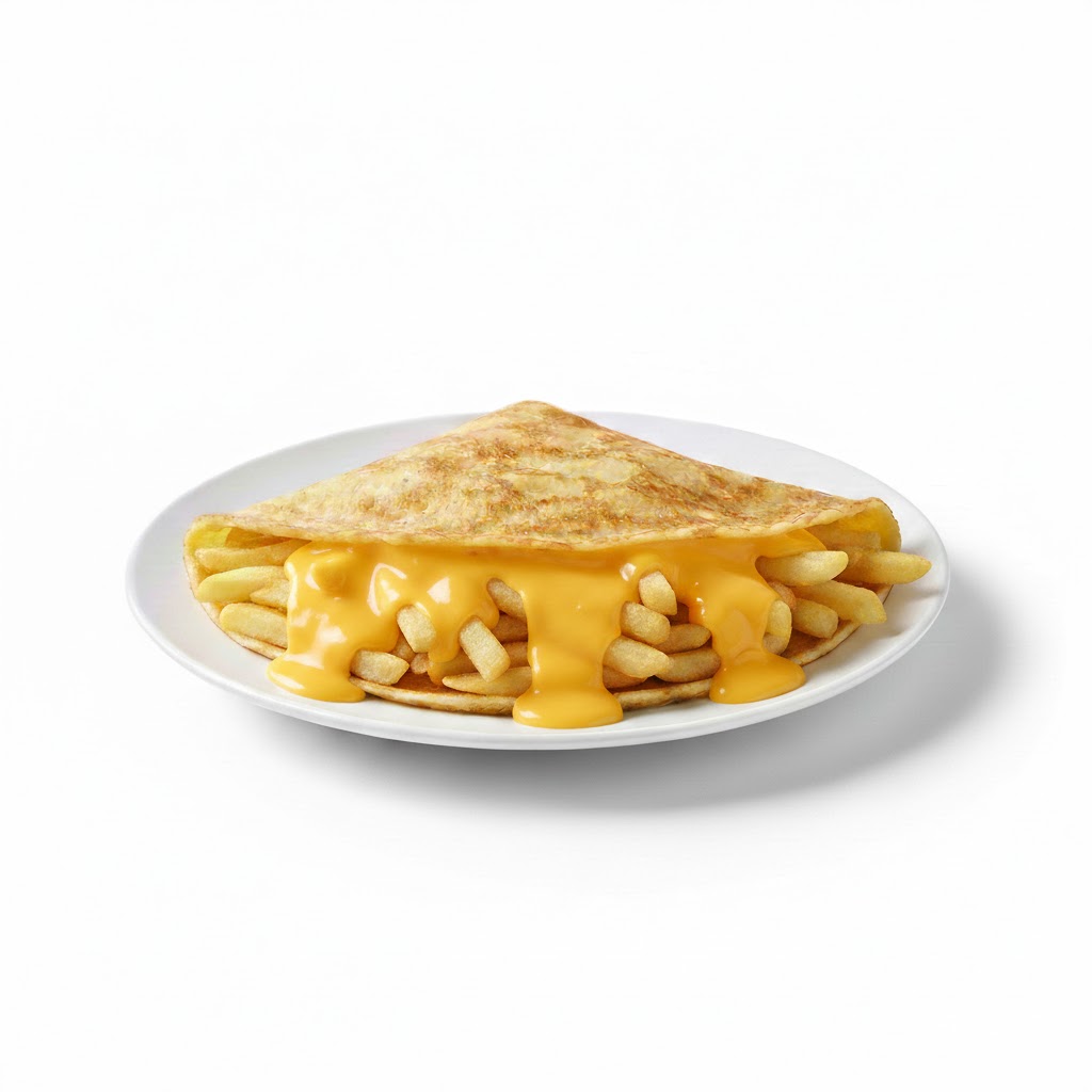 مطعم على كريب - كريب بطاطس شيدر