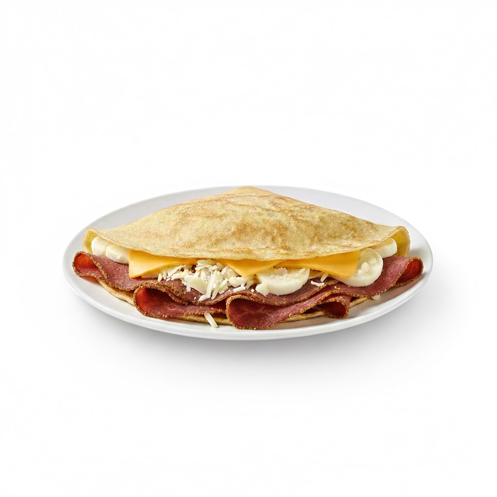 مطعم على كريب - مكس جبن بسطرمة