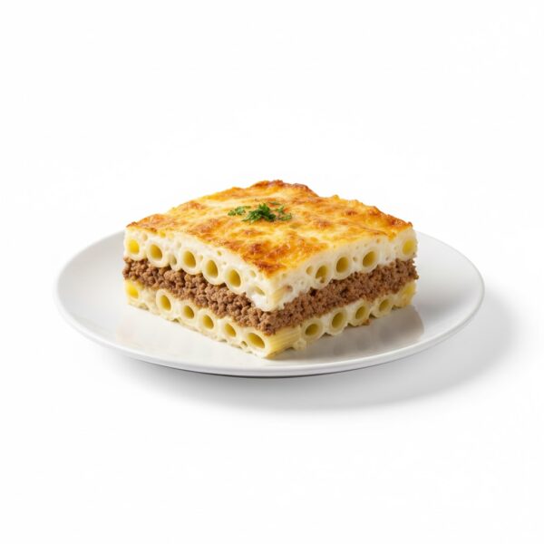 مطعم تاج محل - مكرونة بشاميل باللحمة