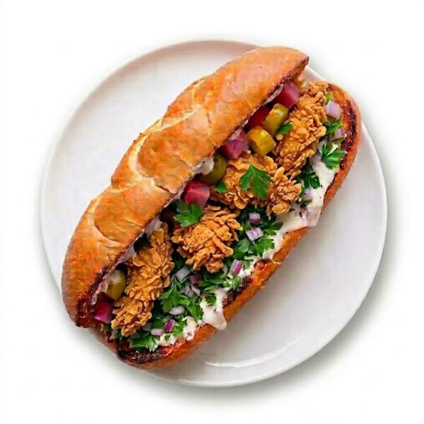 مطعم لودا ويتش - سندوتش سوبر كرانشي