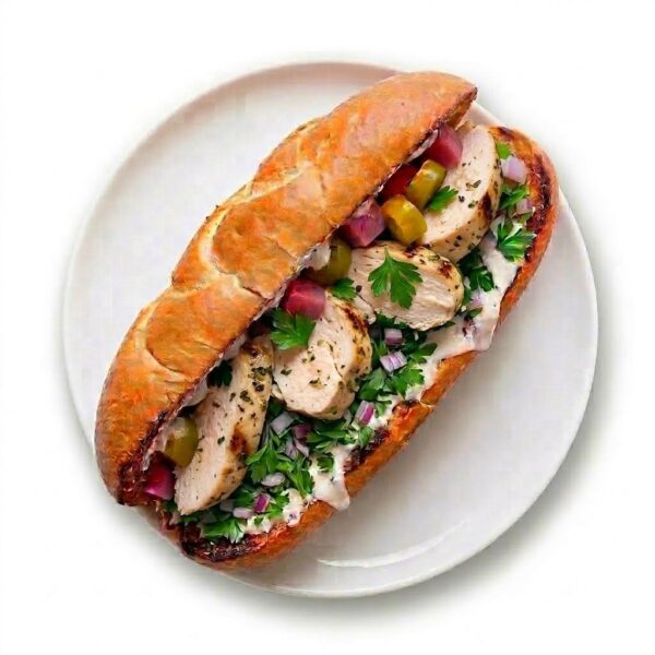 مطعم لودا ويتش - سندووتش صدور مشوية