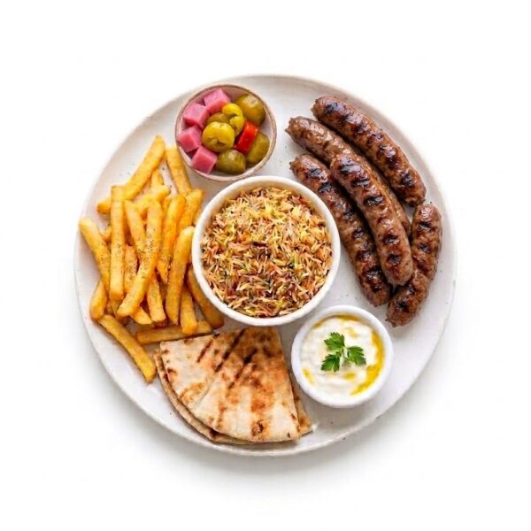 مطعم لودا ويتش - وجبة سجق مشوي