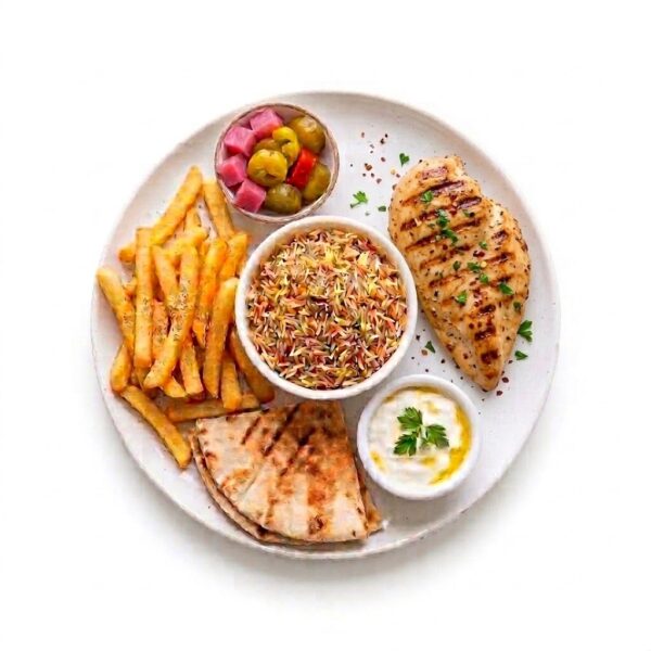 مطعم لودا ويتش - وجبـة فراخ مشوية